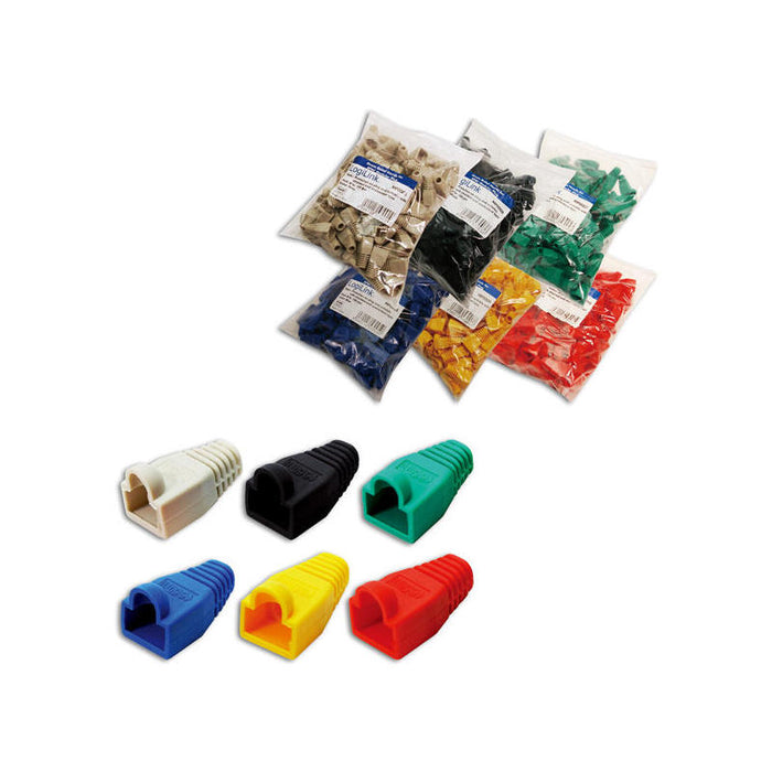 Logilink Mp0010 Fundas De Rj45 Rojo 100 Pieza(S)