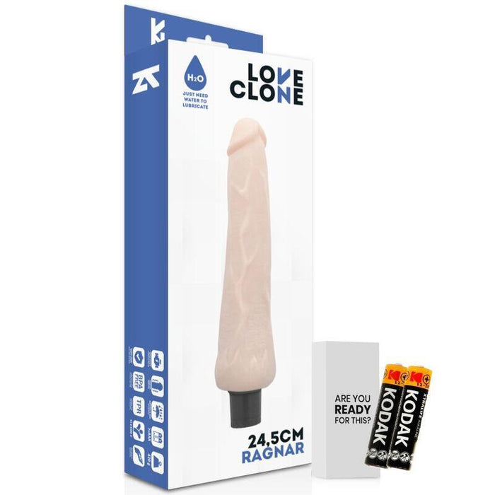 Loveclone - Ragnar Self Lubrication Vibrador 24.5 Cm -O- 3.5 Cm