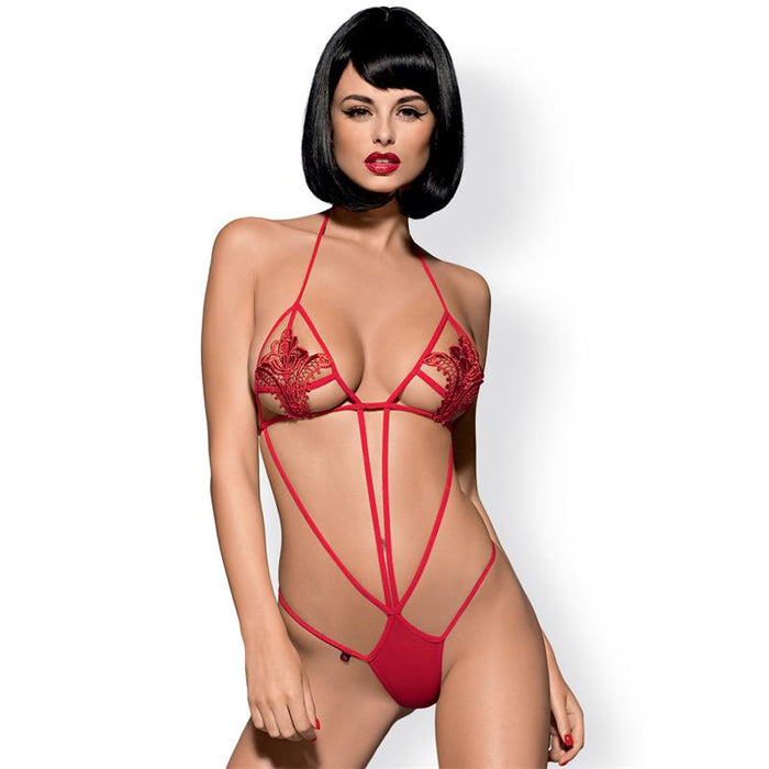 Body Luiza  Color Rojo Talla S/M