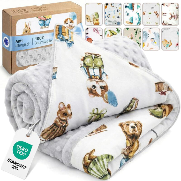 Lulando Babydecke 100 X 75 Cm Gris Geschenke
