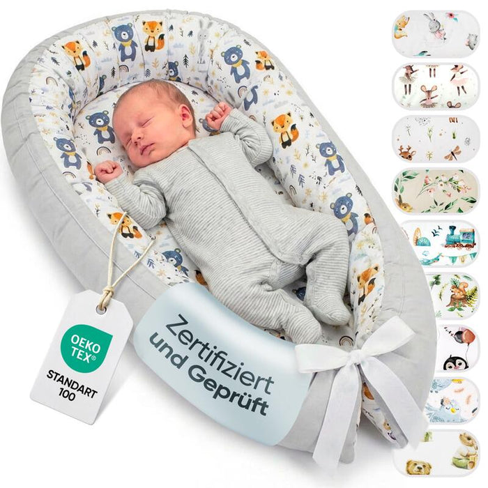 Lulando Babynem 80 X 45 Cm Gris Teddybären