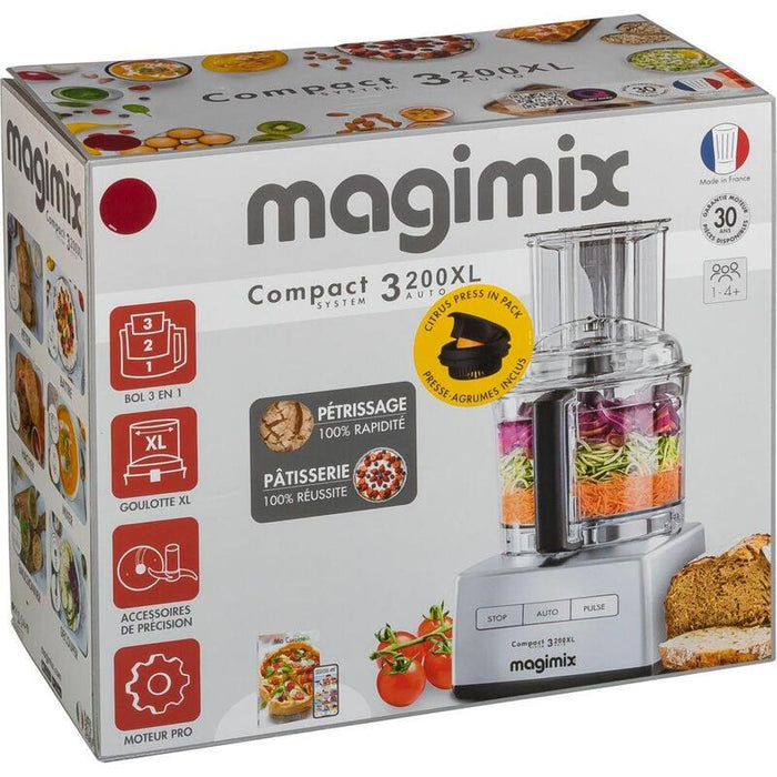 Magimix Compact C.S. 3200 Xl + Citrus Juicer Red
