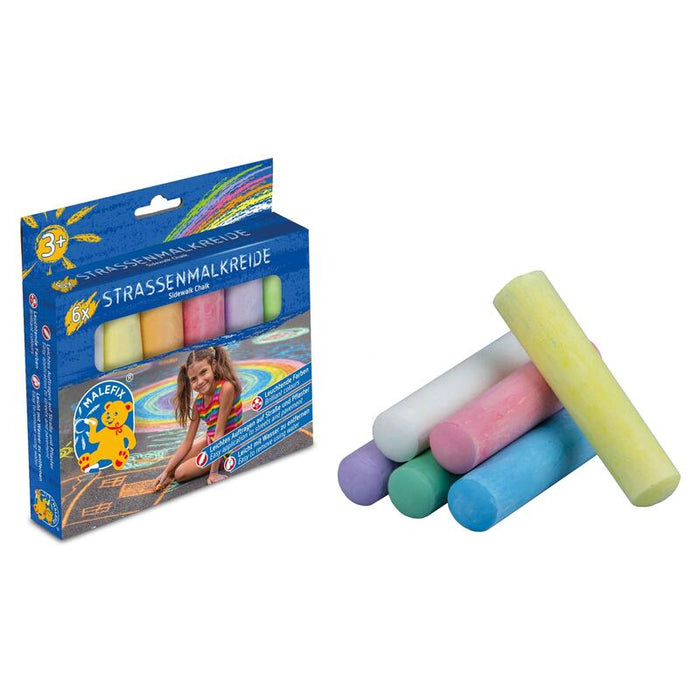 Malefix Strassenkreide 6er Paquete