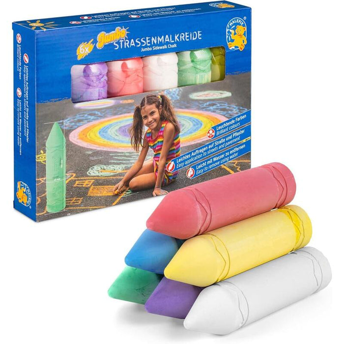 Malefix Strassenmalkreide 6er Paquete Jumbo