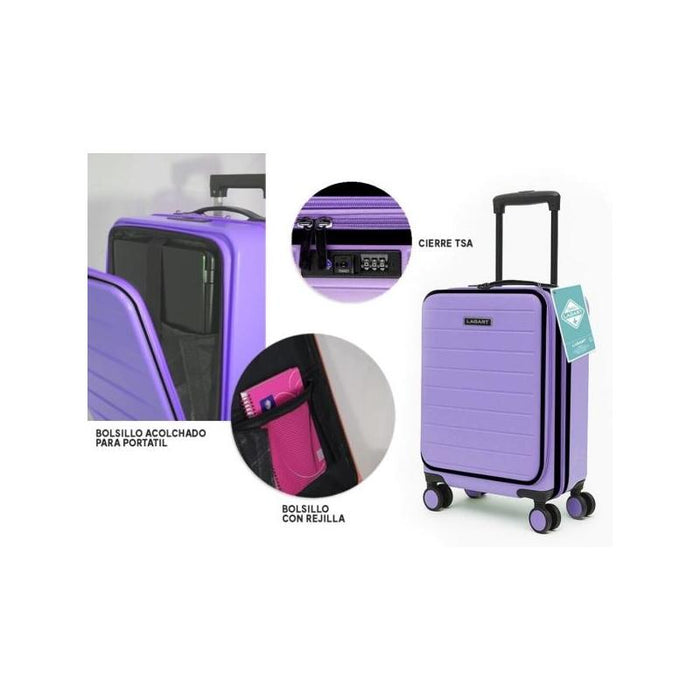 Maleta Lagart Trolley Pocket  20 55x34x25cm Cierre