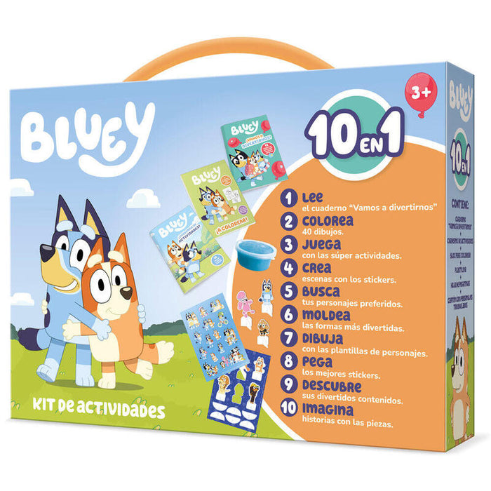 Maletin 10 En 1 Bluey Español