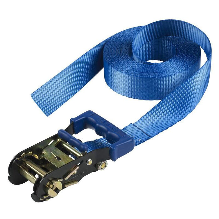 Mamer Lock Spanngurt Con Ratsche, Azul, 6 M X 35mm
