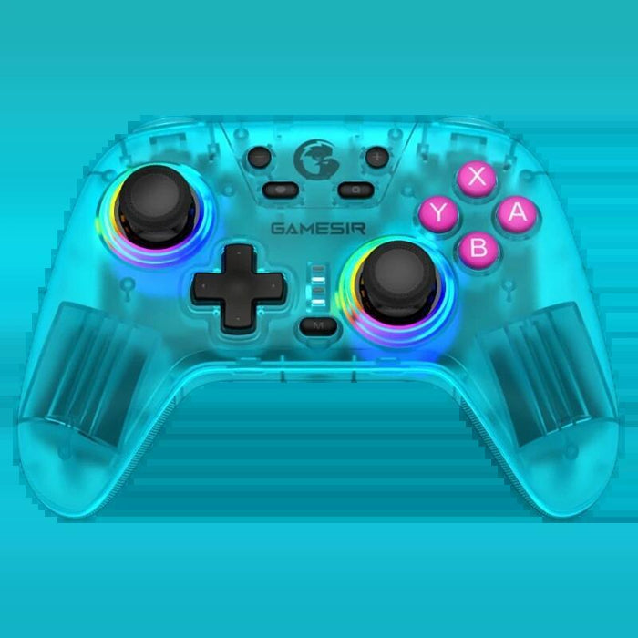 Mando Gamesir T4n Nova Azul Neón - Para Nintendo Switch/Pc/Smartphone/Tablet/Ios/Android Tv Box