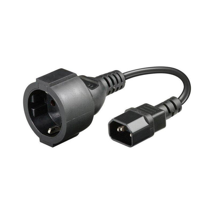 Manhattan Power Adapter Iec320 C14 Into Schuko F 23cm