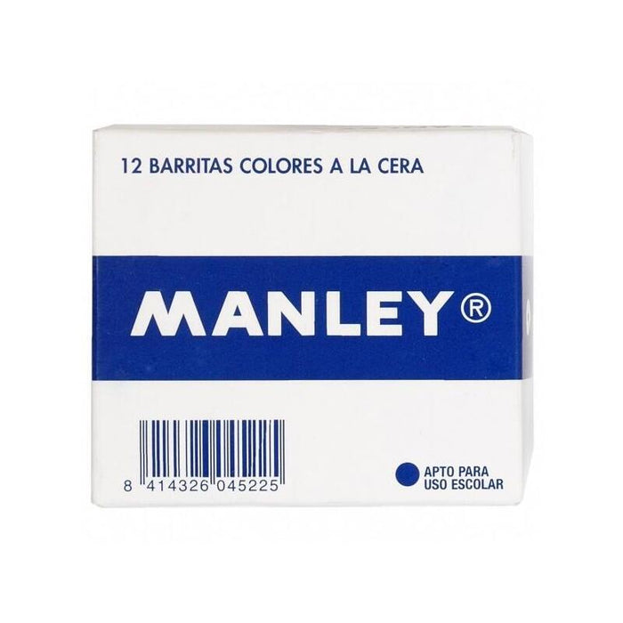 Manley Estuche De 12 Ceras 60mm (24) Verde Esmeralda