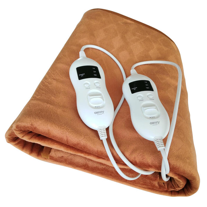 Manta Calefactora Eléctrica Camry Cr 7436 Con Temporizador, Polar Súper Suave, 150x160cm