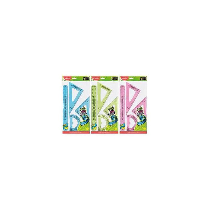 Maped Reglas Twist´N Flex Maxi Kit 4 Piezas Colores Surtidos