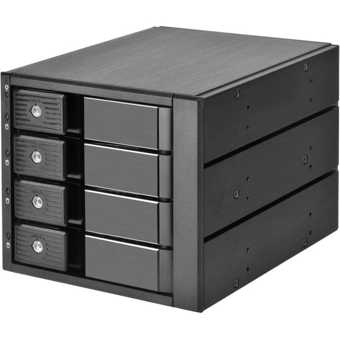 Marco Extraíble Silverstone Sst-Fs304-12g, Negro