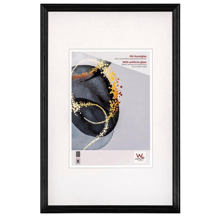 Marco Walther Select Vidrio Artificial Madera Negro 30x40 Hsx040b