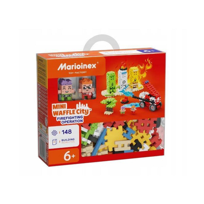 Marioinex Blocks Waffle  Mini - Fire Brigade Ope