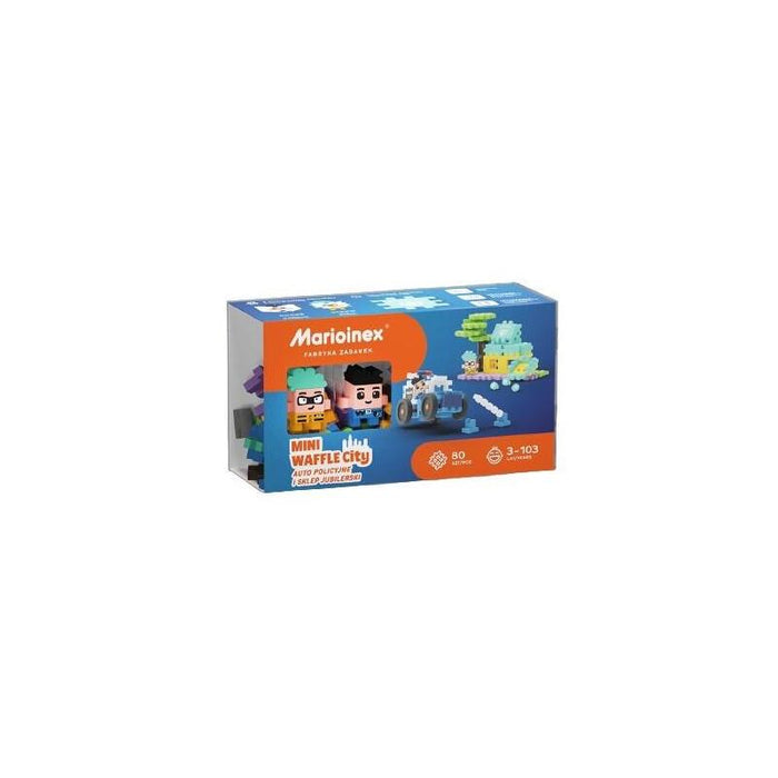 Marioinex Waffle Mini Bl Ocks - Police Car And J