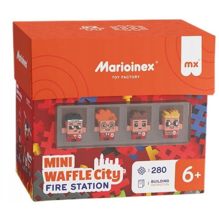 Maroinex Blocks Waffle   Mini - Fire Station