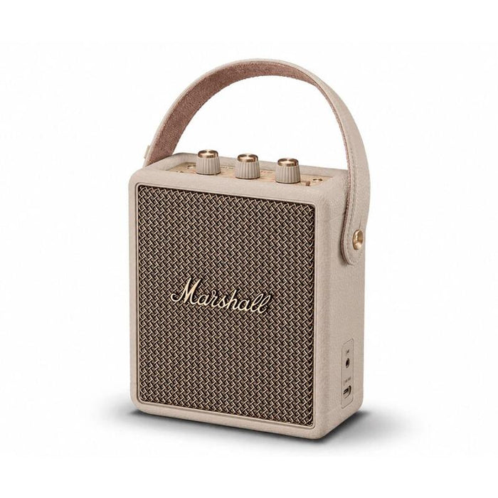 Marshall Stockwell Iii Crema Altavoz Portátil Bluetooth Batería + 40h De Autonomía