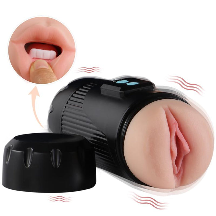 Masturbador Doble Vagina Y Boca Kay