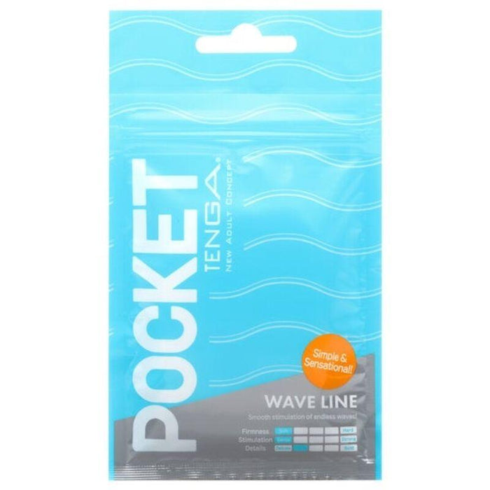Tenga - Wave Line Masturbador Pocket