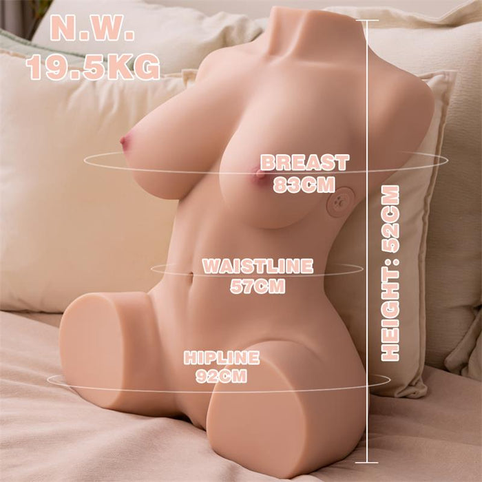 Masturbador Torso Dania Movimiento Thrusting 19.5 Kg