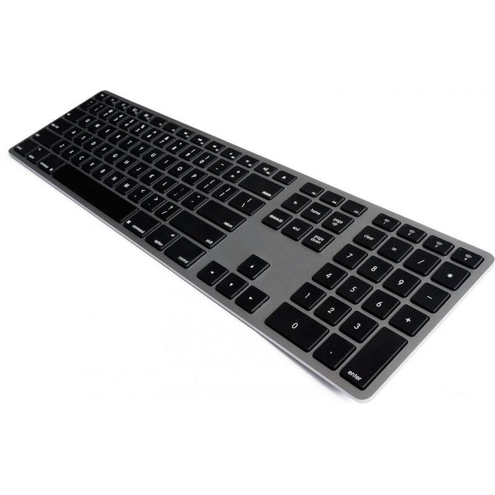 Klawiatura Aluminiowa Mac Bluetooth Podswietlana Szara
