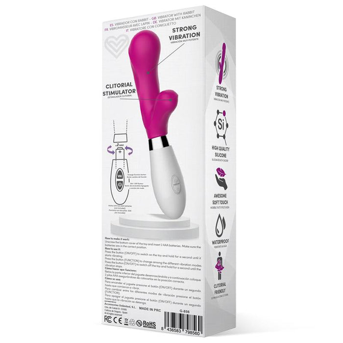 Vibrador Maverdick Silicona Rosa