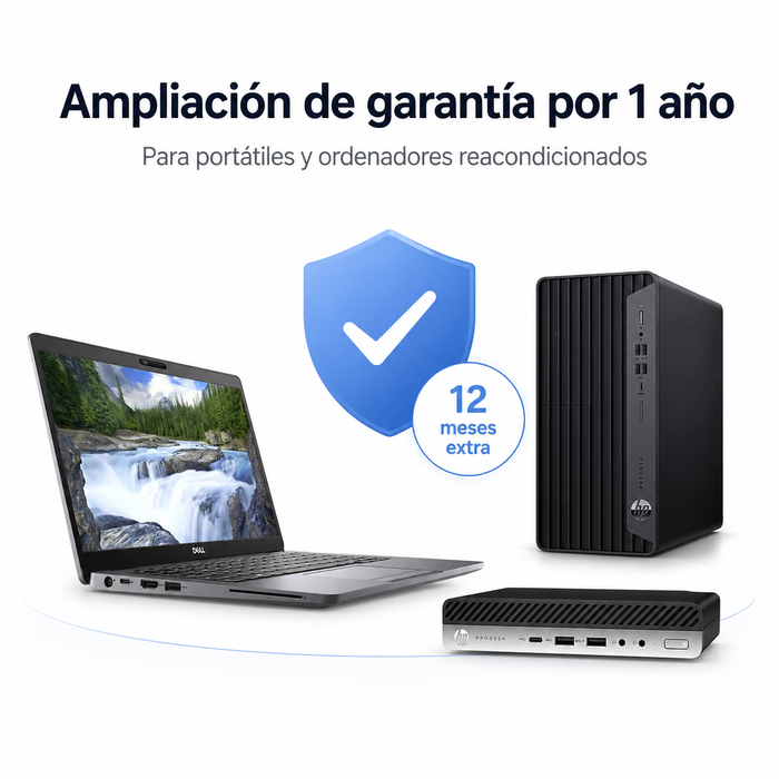 Ampliacion Garantia Adicional 1 Año Para Reacondicionados