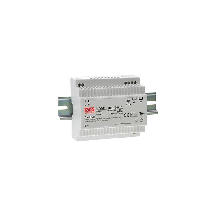 Mean Well Dr-100-12 Fuente Alimentación Conmutada Para Carril Din 90w 12vdc 7.5a