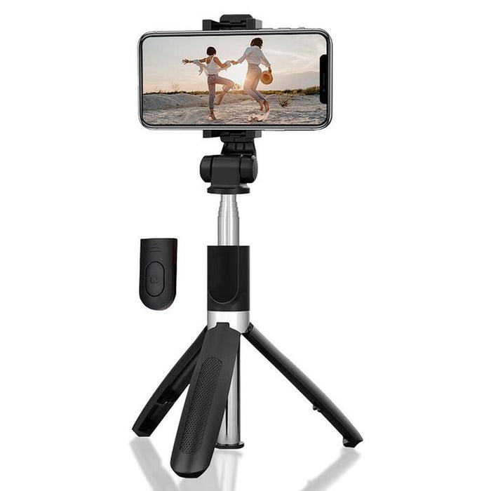 Media-Tech 2in1 Selfie Tripod Mt5542 2 In 1 Selfie Stick Desk Tripod With Bt