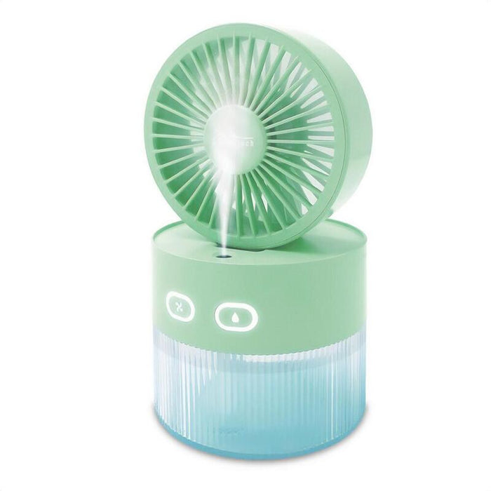 Media-Tech Breeze Fan Humidifier Desktop Fan With Humidification Breeze Fan Fan Cools And Humidifies The Air Capacity 350ml