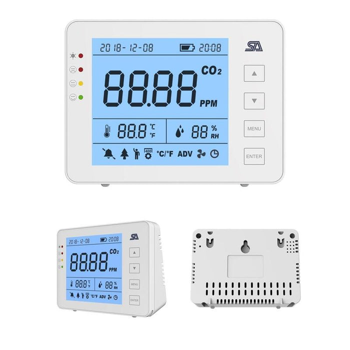 Medidor De Calidad Del Aire Co2 -Temperatura-Humedad St802
