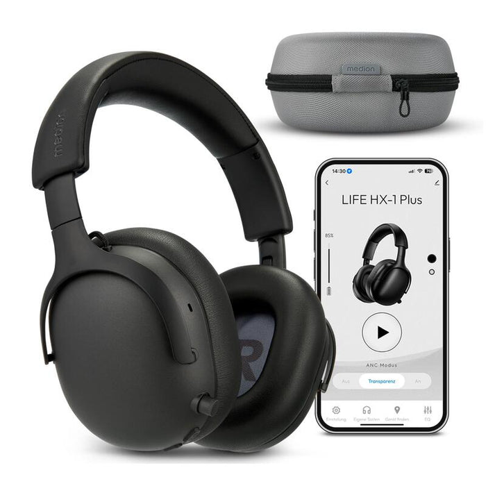 Medion Life Hx-1 Plus Over Ear-Kopfhörer Schwarz