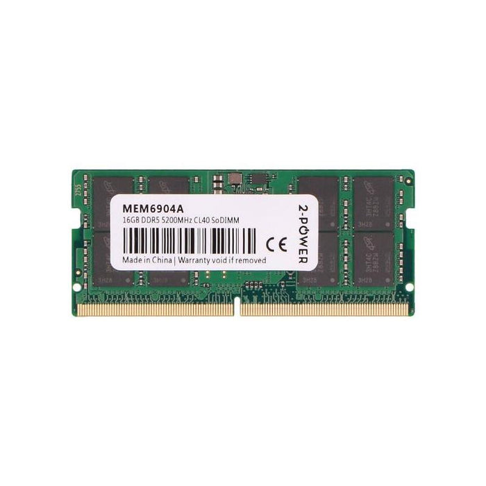 Memoria  2-Power Sodimm 16gb Ddr5 5200mhz Cl40 Sodimm Mem6904a