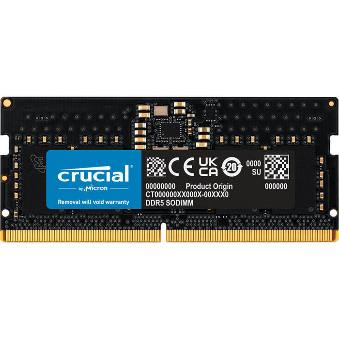 Memoria 8 Gb Ddr5-Ram So Dimm Pc5600 Crucial Cl46 1x8gb Tray