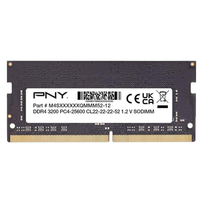 Memoria Pny Ddr4 8 Gb 3200 Mhz. Sodimm Bulk 8gb Sodimm/3200mhz/Cl22