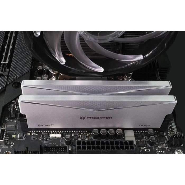 Memoria Predator Pallasii Ddr5 Heatsink 6000mhz  32gb (16gb*2) Cl 32 Negra