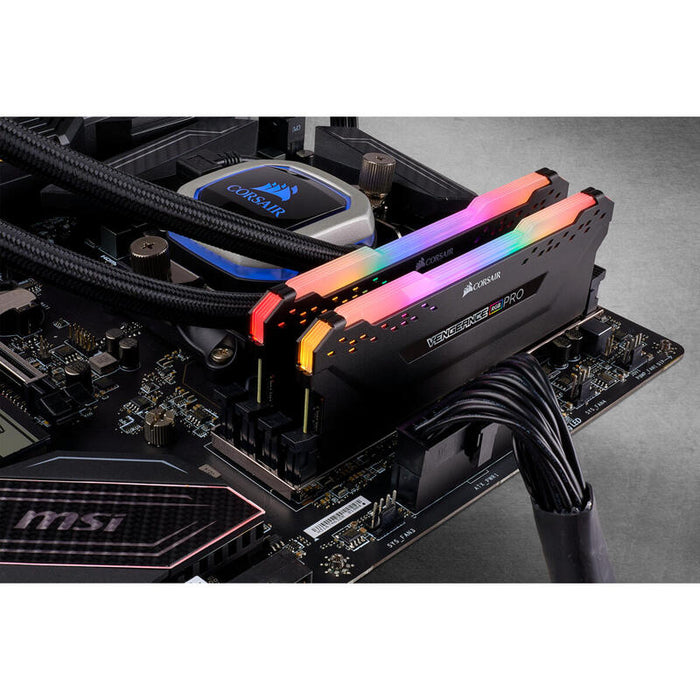 Memoria Ram Corsair Ddr4 16gb 2x8gb Pc3600 Vengeance Rgb Pro Bla