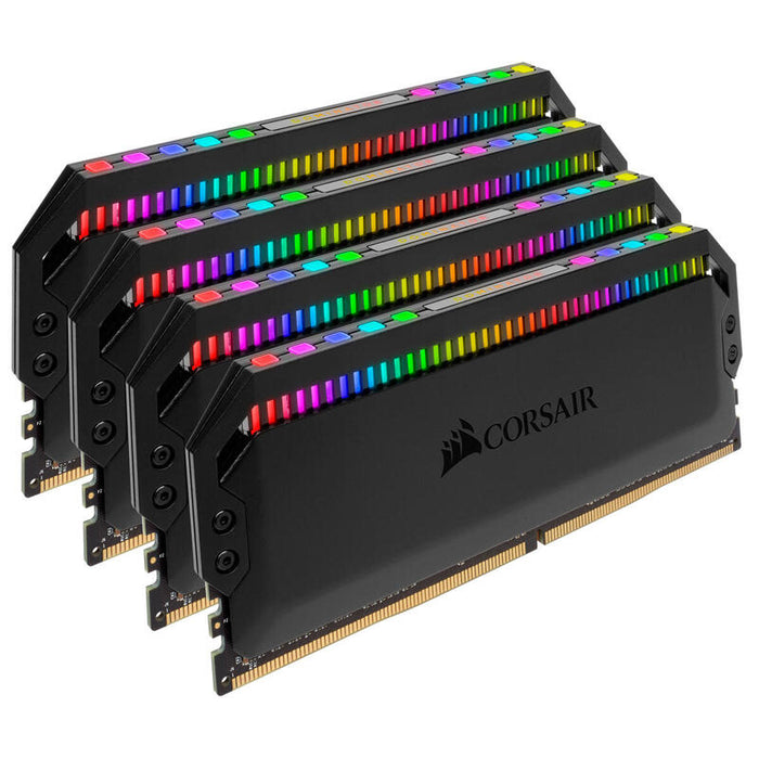 Memoria Ram Corsair Ddr4 32gb 4x8gb Pc 3200 Dominator Platinum Rgb Black Corsair Dominator Platinum Rgb, 32 Gb, 4 X 8 Gb, Ddr4, 3200 Mhz, 288-Pin Dimm