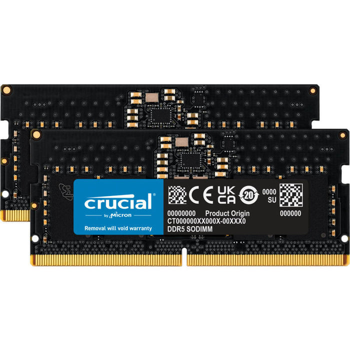 Memoria Ram Crucial 16gb Kit Ddr5-4800 (2x8gb) Sodimm Cl40 (16gbit)