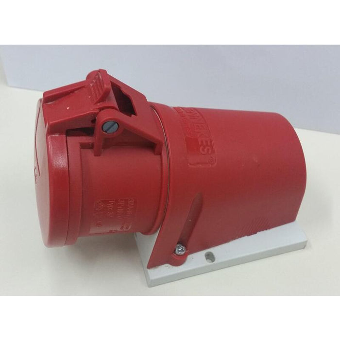 Mennekes 32a5p 6h400v Pared Toma De Corriente 32 ** Twincontact Ip44