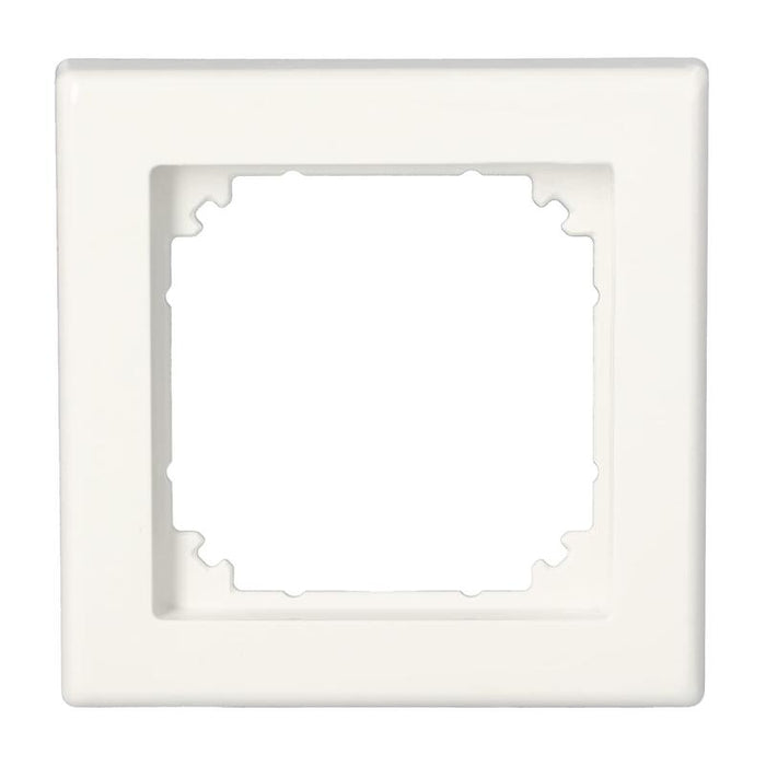 Merten 1-Vías Tomas De Corriente Marco Blanco 8.1 X 8.1 Cm