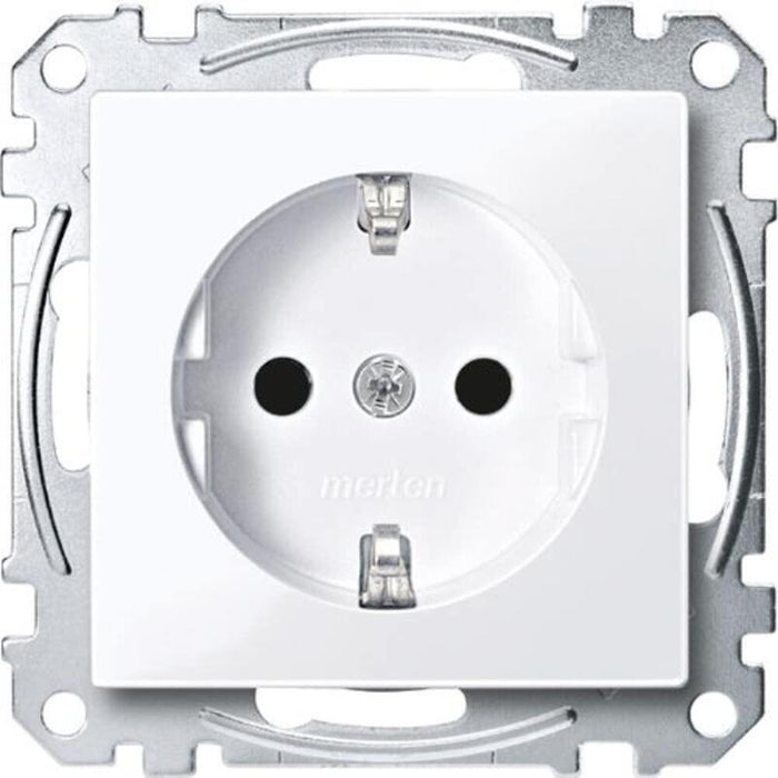 Merten Meg2300-0325 Schuko-Toma De Corriente. Blanco Activo Brillante System