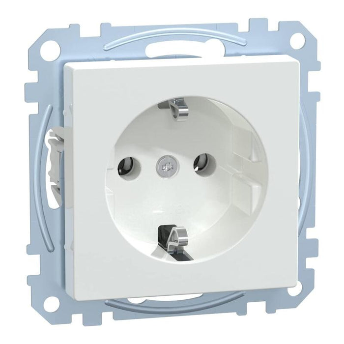 Merten Meg2301-0325 Schuko-Steckdose. Aktivweiss Glänzend System