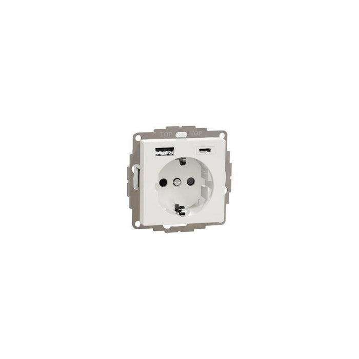 Merten Meg2367-0319 Sch-Stdo+Brs+Uds+Usb A+C 3a Pw Sysm