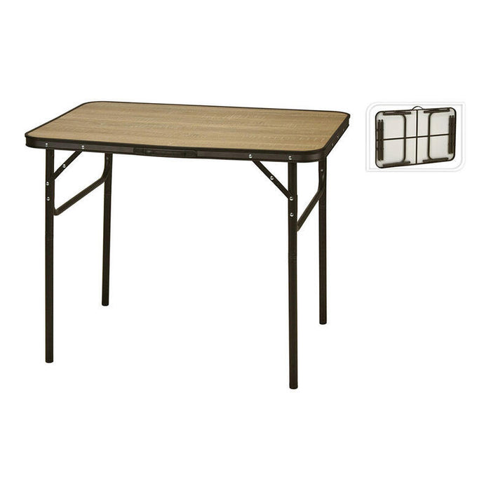 Mesa De Camping Plegable 90 X 60 X 30 Cm