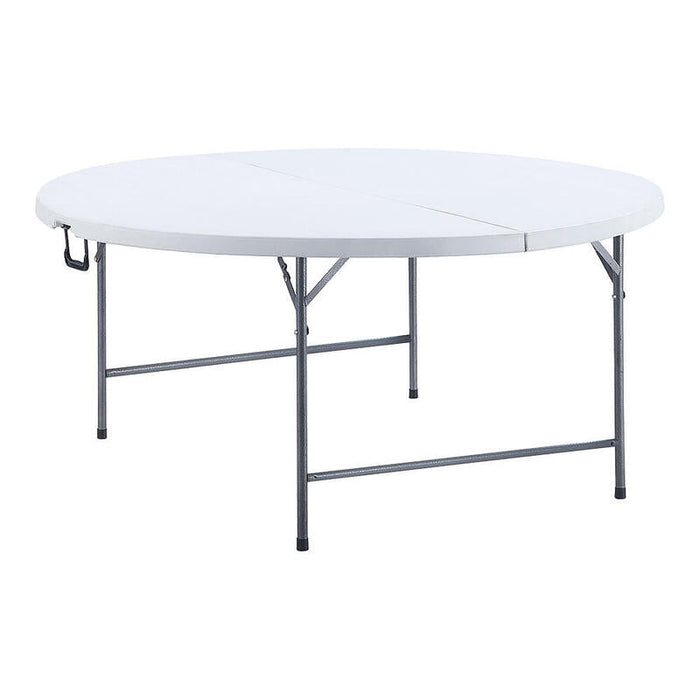 Mesa Redonda Plegable, 180 X 74 Cm