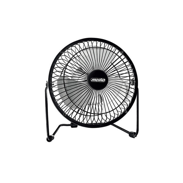 Mesko Fan Ms 7322 Ventilador De Mesa Usb Mero De Velocidades 1, 4,5 W, Oscilaciã³n, 15 Cm De Diã¡Metro, Negro