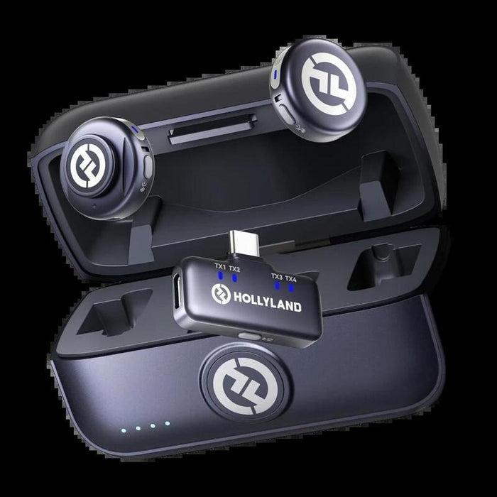 Micrófono Inalámbrico Hollyland Lark M3 Combo 2tx & 1rx Usb-C Gris Espacial