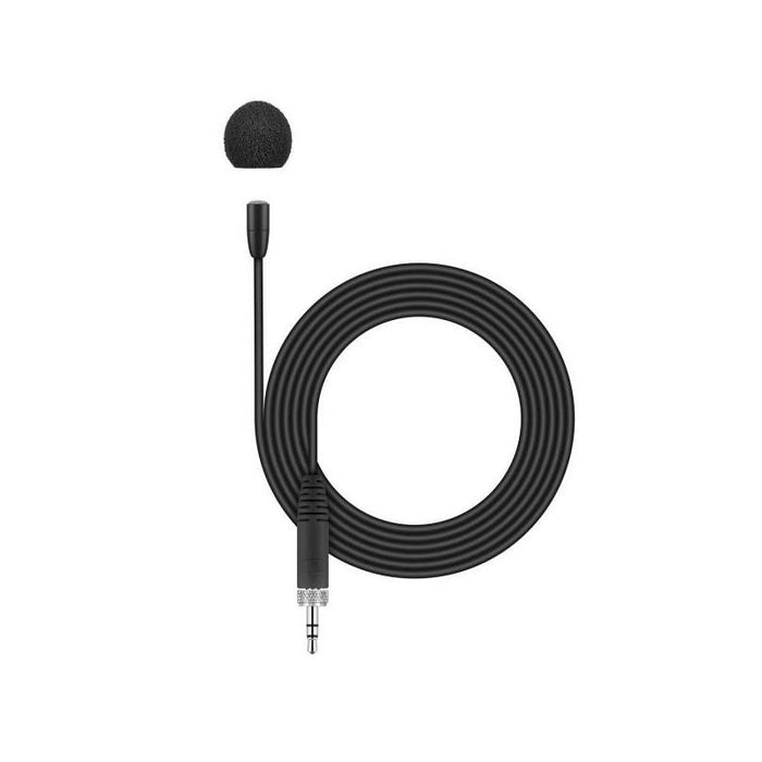 Micrófono Sennheiser Mke Essential Omni Black  De Solapa En Miniatura Con Conector Jack De 3,5 Mm (Negro)